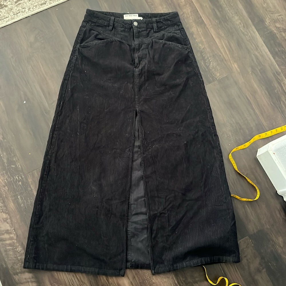 We the free “come as you are” cord skirt